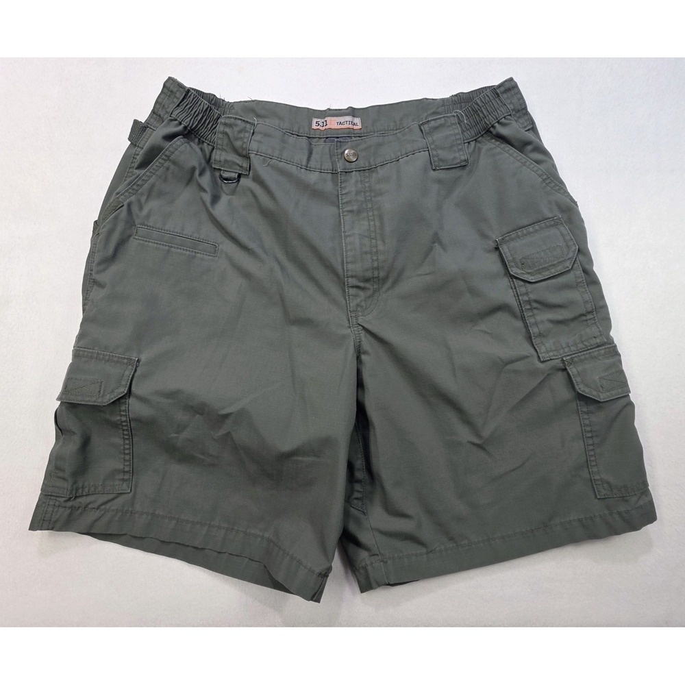 5.11 Tactical Cargo Shorts Mens 40 Military Green Taclite Pro LIMITED USE 73287